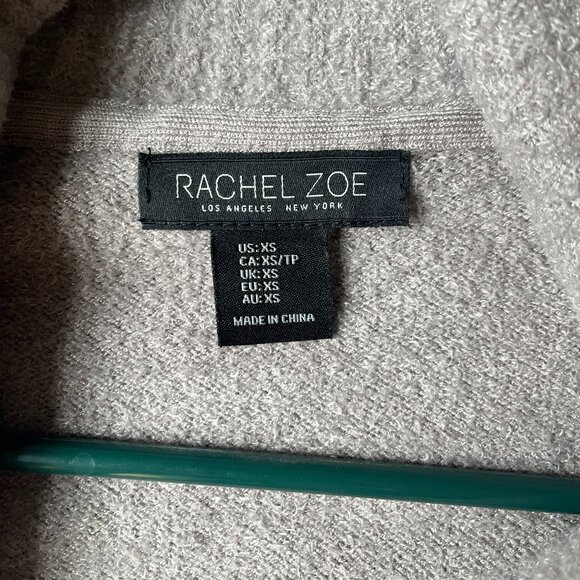 Rachel Zoe *Greyish Lavender* Oversized Cardigan | POCKETS |Very Cozy| EUC | XS - Picture 10 of 14